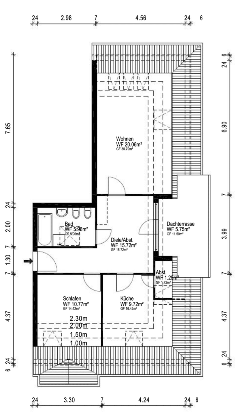 Wohnen im Grünen: Stilvoll möblierte 2-Zimmer-Wohnung mit Dachterrasse in einer der grünsten Wohnlagen Berlins – nahe Orankesee und Obersee. - Foto 1