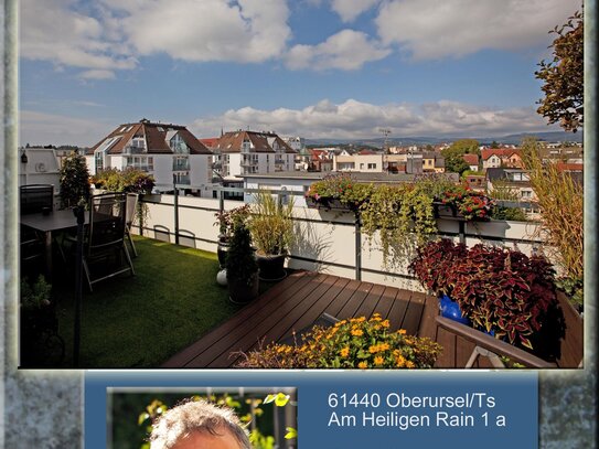 OBERURSEL/TS.: einzigartiges 5-Zimmer-Penthouse mit Dachterrasse über 2 Etagen