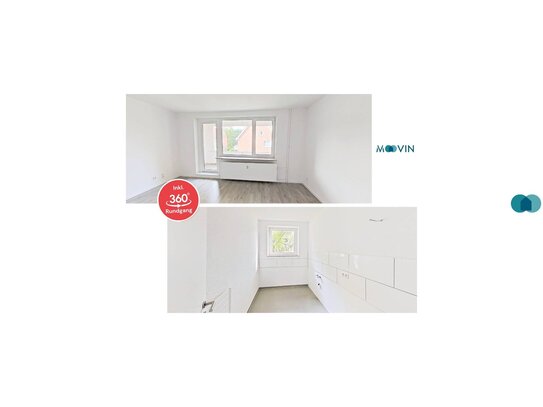 ++ ATTRAKTIVE 3-Zimmer-Wohnung mit BALKON und TAGESLICHTBAD ++