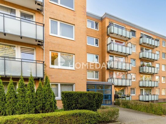 Charmante 3-Zimmer-Etagenwohnung mit Südwest-Balkon in begehrter Lage von Halstenbek