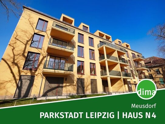 ALLES NEU - Erstbezug Parkstadt Leipzig: Terrasse, Duschbad, HWR, Parkett, Keller, Lift u.v.m.