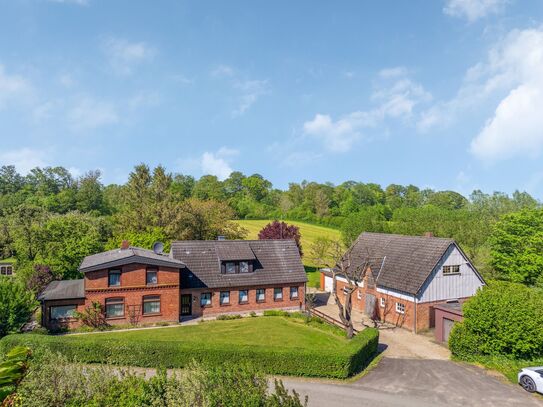 Meine kleine Ranch - Resthof mit Hauskoppel, Obstwiese und Biotop in Schnarup-Thumby