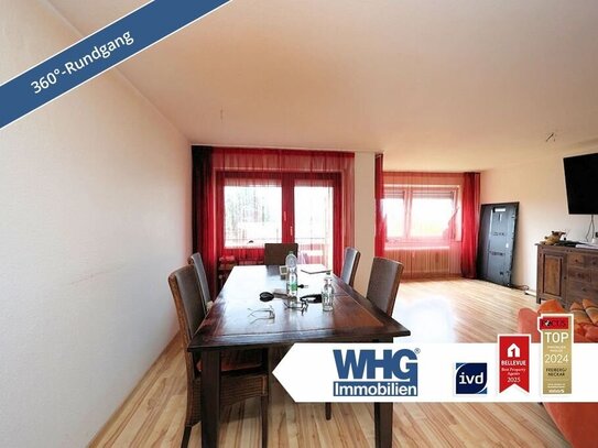 Helle 3,5-Zimmer-Wohnung mit Balkon und Tiefgaragenstellplatz