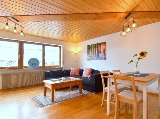 Schöne 3-Zimmer-Wohnung mit Balkon in Bad Bellingen, möbliert