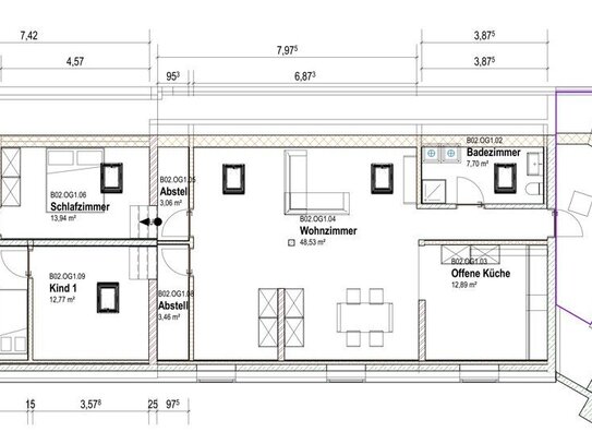 Traumhaft sanierte Dachgeschosswohnung