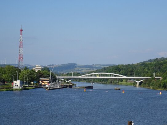 3 Zi-Whg mit schönem Moselblick an der lux. Grenze, 5 min zur BAB Luxemburg/Trier