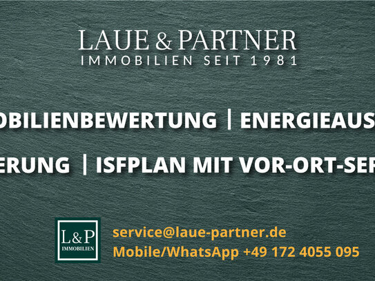 IMMOBILIENBEWERTUNG + ENERGIEAUSWEIS + SANIERUNG + ISFPlan mit VOR-ORT-SERVICE