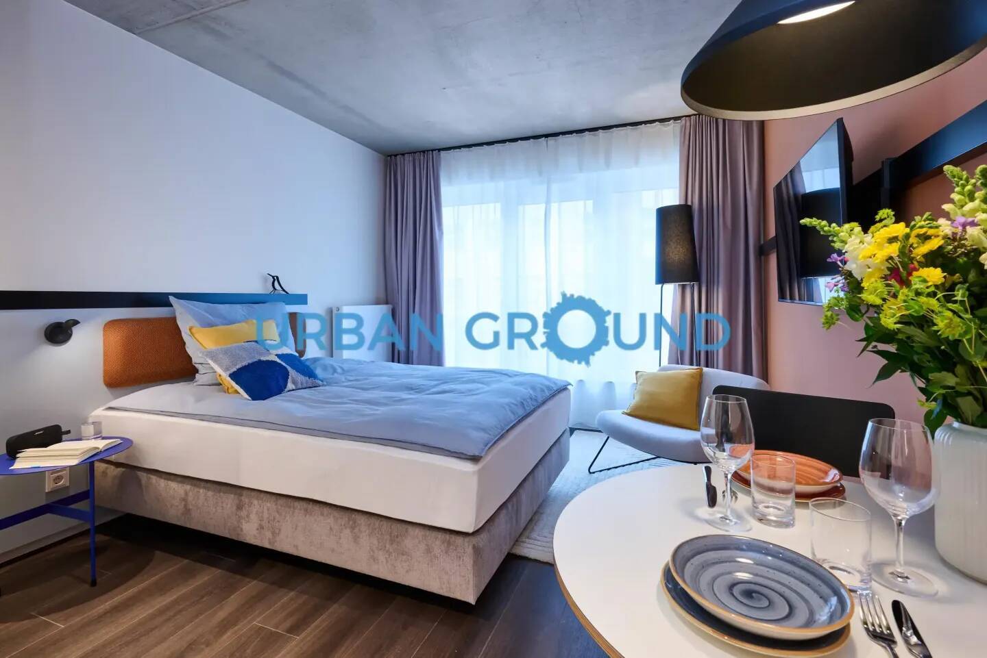 Mietrabatt - All-inclusive Miete ? Voll möbliertes Studio in Charlottenburg mit Fitnessstudio und Coworking-Berei - Photo 1