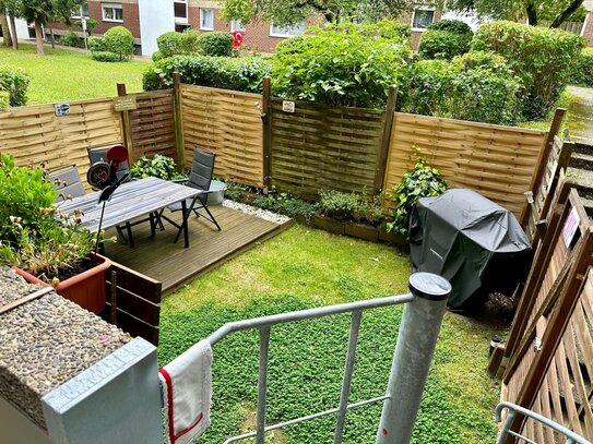 *Privat* Exklusive ETW mit Garten, renovierte 3-Zimmer-Wohnung mit Balkon und Garten