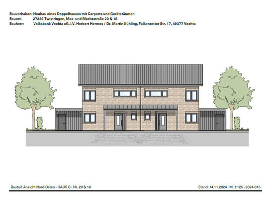 Modern und energieeffizient Schlüsselfertiger Neubau KW 40 Standard