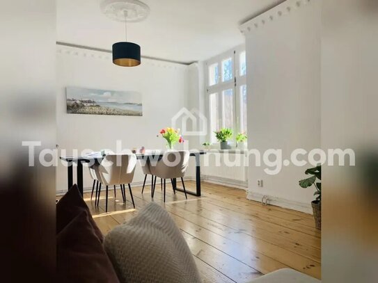 [TAUSCHWOHNUNG] 92qm 3 Zi-Altbauwohnung in Fhain mit EBK, Suche ab 3,5 Zi