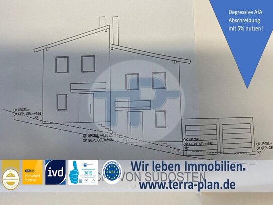 PROVISIONSFREI!! WOHNEN AM KLOSTERACKER DOPPELHAUS DEGRESSIVE AFA ABSCHREIBUNG NUTZEN