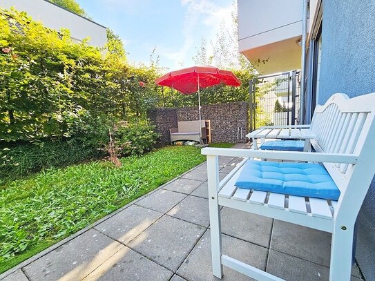 Moderne Wohnung mit eigenem Garten in hervorragender Innenstadtlage