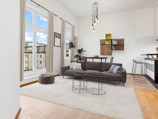 Komfortable Penthouse-Wohnung nähe UKE - mit Galerie, Dachterrasse und TG-Stellplatz