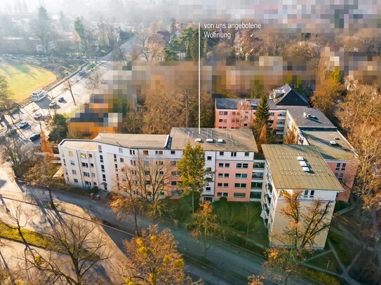 Gut geschnittene 4-Zimmer-Wohnung mit Loggia in allerbester Lage von Lichterfelde