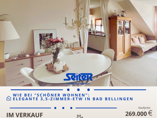 Wie bei "Schöner Wohnen": Elegante 3,5-Zimmer-Wohnung in Bad Bellingen