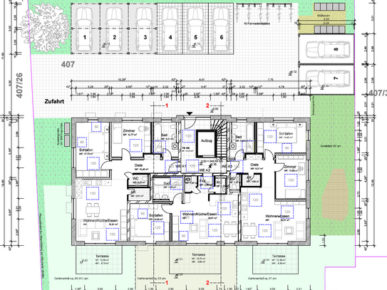 NEU! Gartenwohnung N-Altenfurt Neubauvorhaben mit 8 WE in bester Lage KfW40 PV-Anlage