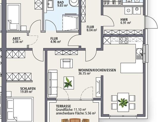 Hochwertige Ausstattung und ernergiesparende Technik - Neubau einer barriefreien Bungalow-Anlage