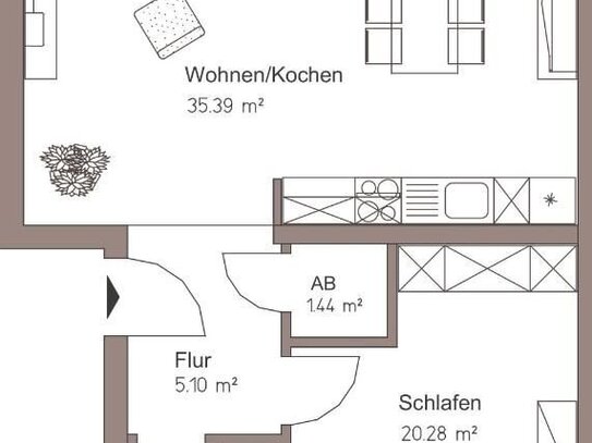 2 Raum Wohnung in Ilmenau