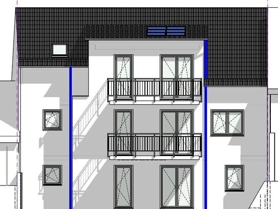 Neubau-Erdgeschosswohnung mit Gartenanteil und Aufzug im Herzen von Eggenstein