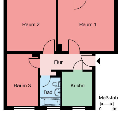 Demnächst frei! 3-Zimmer-Wohnung in Castrop-Rauxel Merklinde