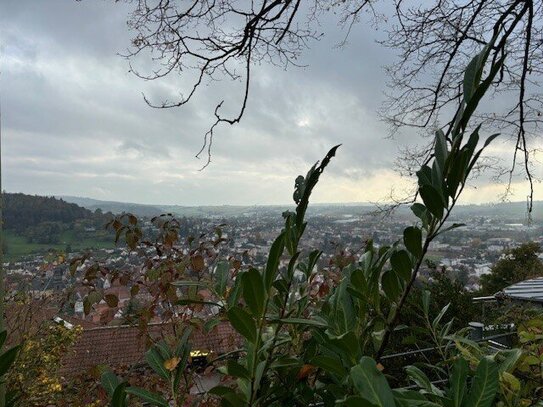 Grundstück in leichter Hanglage mit traumhaftem Fernblick!