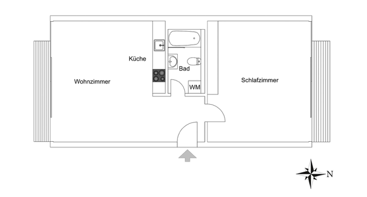 MÖBLIERTE WOHNUNG AUF ZEIT | FURNISHED TEMPORARY APARTMENT | ALL INCLUSIVE | NO COMMISSION | LINIENSTRASSE MITTE - Photo 1