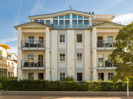 Charmantes 3-Zimmer-Appartement mit Balkon zentral und strandnah im Kaiserbad Bansin