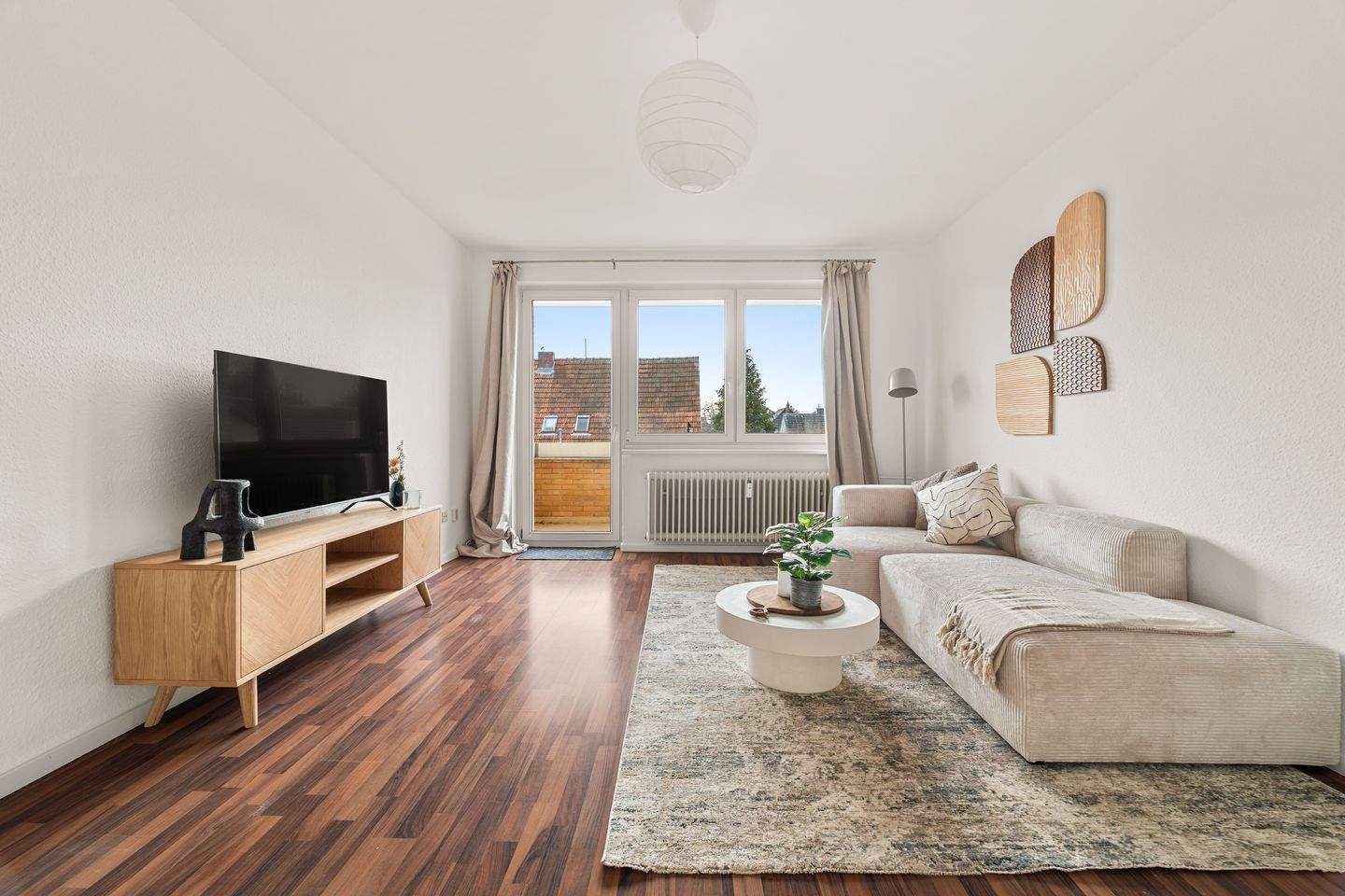 Hochwertige 3-Zimmer Wohnung in Neukölln - voll möbliert - Foto 1