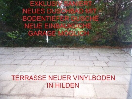 EXKLUSIV SANIERT NEUES DUSCHBAD MIT BODENTIEFER DUSCHE NEUE EBK TERRASSE NEUER VINYLBODEN HILDEN