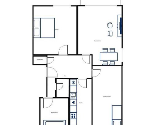 Hier lässt es sich aushalten: geräumige 3-Zimmer-Wohnung (Nur mit Wohnberechtigungsschein)