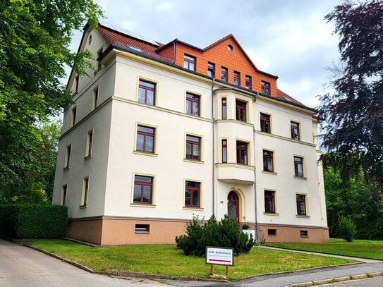 Wohnlage im Grünen mit Balkon und Einbauküche und Kfz