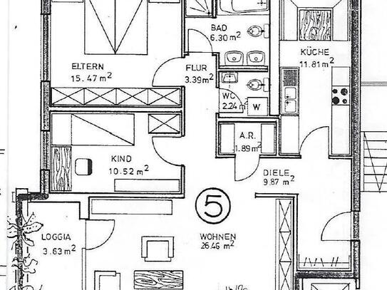 3,5 Zimmer Wohnung