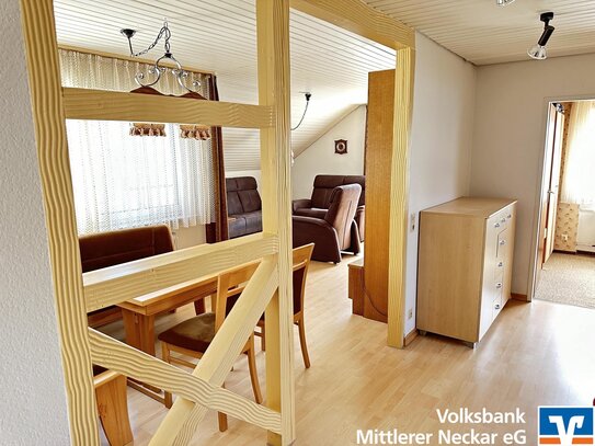 Gemütliche Dachgeschosswohnung mit Dachterrasse