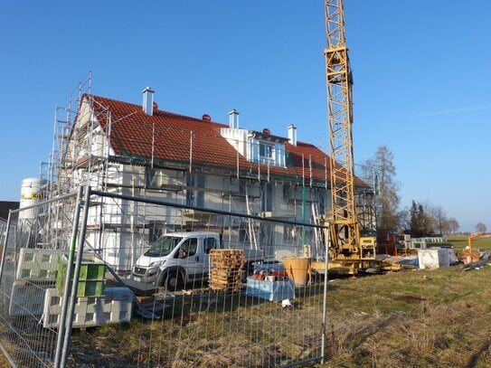 Neubau Reihenhäuser in Hurlach zu vermieten - nördlich von Landsberg (momentan noch im Rohbau)