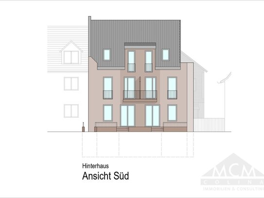 Baugrundstück inkl. Baugenehmigung für 2 Häuser, 1 x RMH und 1 x REH auf einem schönen Gartengrundstück.