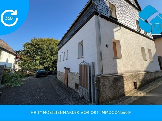 +provisionsfrei+ Sofort frei! Solides Einfamilienhaus in Ortskern von Butzbach-Hochweisel!