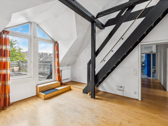 Beste Lage in Derendorf - Exklusive Maisonette Wohnung mit großer Dachterrasse