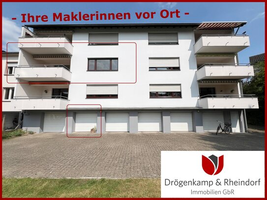 Bestlage: Großzügige ETW - Garage - Balkon - Loggia - 1. OG - Kellerraum - Kinderfreundlich