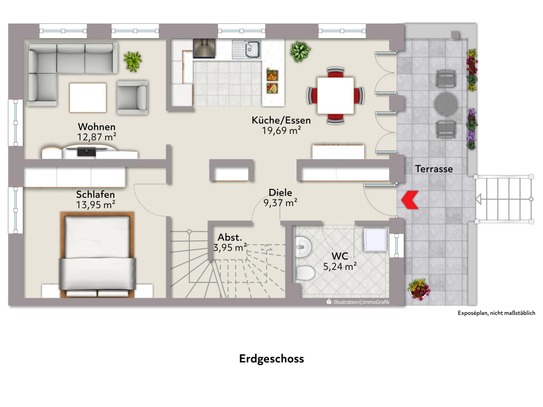 Maisonettewohnung in Egling an der Paar Erstbezug