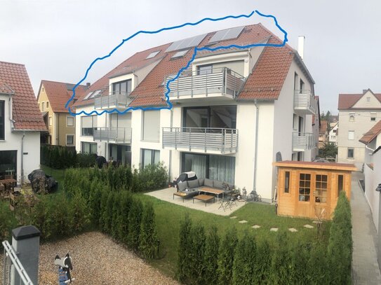 3 Zi Maisonette Neubau Penthouse mit Einbauküche WHG10