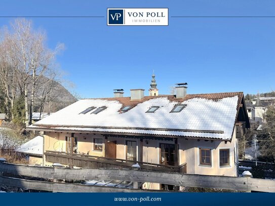 Schöne Etagenwohnung in ruhiger Lage mit herrlicher Bergaussicht und viel Natur.