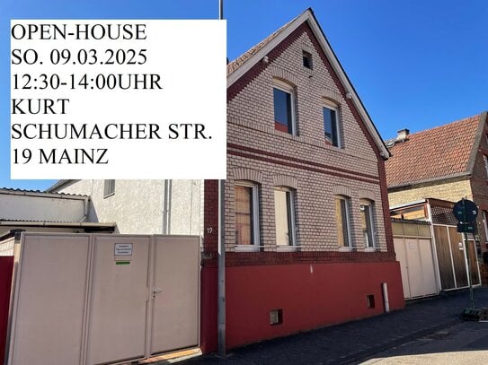 *NEU* OPEN HOUSE SO. 09.03.2025 12:30-14:00UHR KURT SCHUMACHER STR. 19 MAINZ!