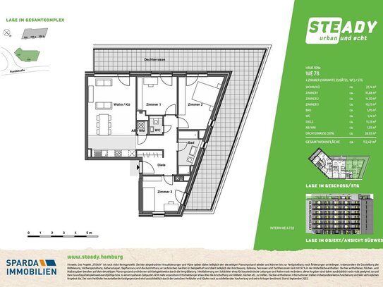 Hoch hinaus im neuen Penthouse! Bereits im Oktober einziehen!