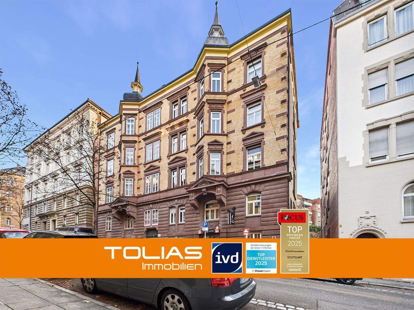 Altbaupoesie auf rund 104 m²: Heusteigjuwel im Herzen von Stuttgart-Mitte