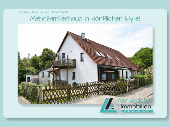 Rendite-Objekt in der Uckermark! MFH in dörflicher Idylle!