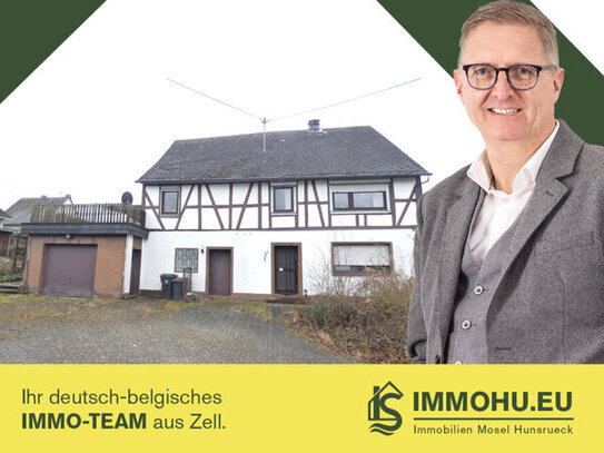 Ruhiges Familiendomizil mit Garten, Hof und großer Terrasse in Mittelstrimmig, mit Investitionsbedarf