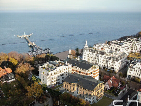 Traumhaftes 3-Raum-Apartment im Kurhaus Sellin - Ihr direkter Blick auf die Ostsee