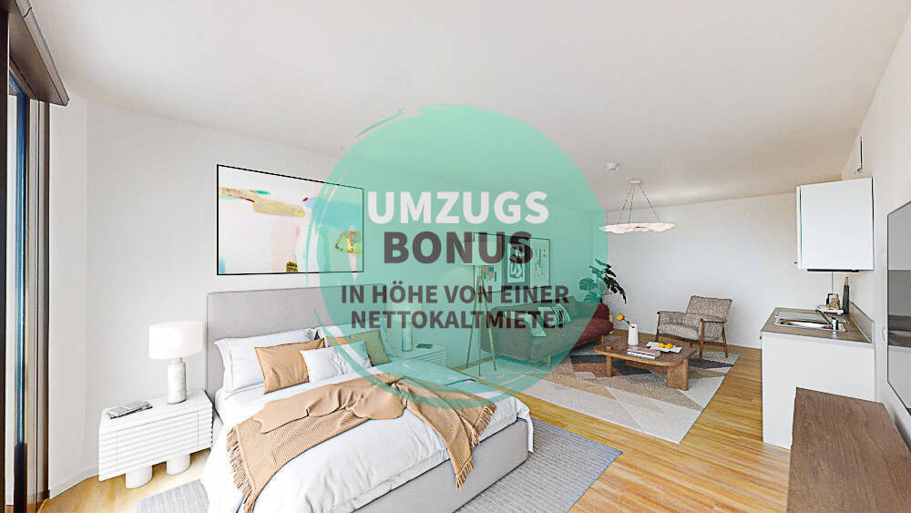 Spring Tower Vibes - Helles 2-Zimmer-Apartment mit Loggia mitten in der EuropaCity - Photo 1