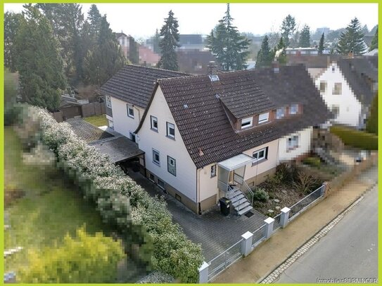 Ein- bis Zweifamilienhaus mit Garage und großem Garten in ruhiger Lage von Darmstadt-Arheilgen